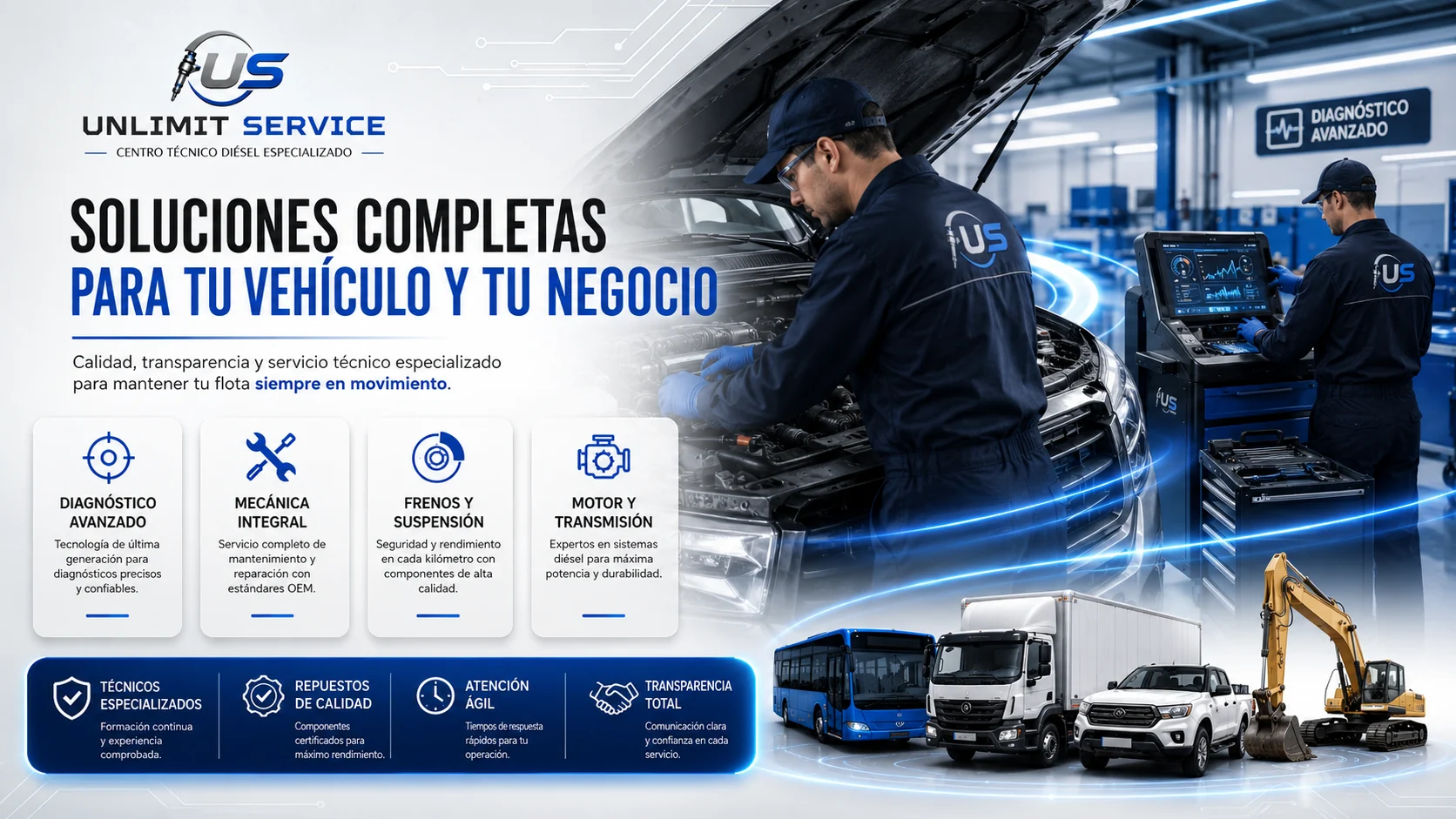 Soluciones avanzadas para vehículos diésel